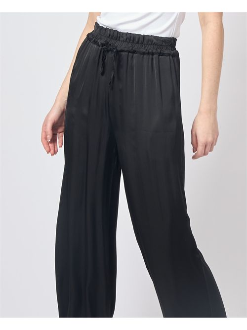 Pantalon en satin pour femme Manila Grace MANILA GRACE | P052VUMA001